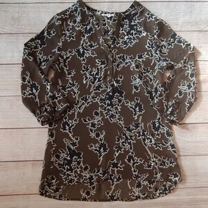 MAURICES HIGH LOW FLORAL POPOVER XS